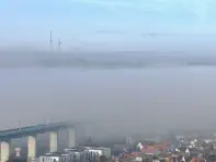 Blick auf die ICE-Brücke